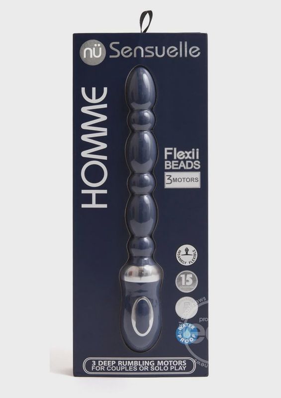 Nu Sensuelle Flexii Beads Silicone Rechargeable Probe