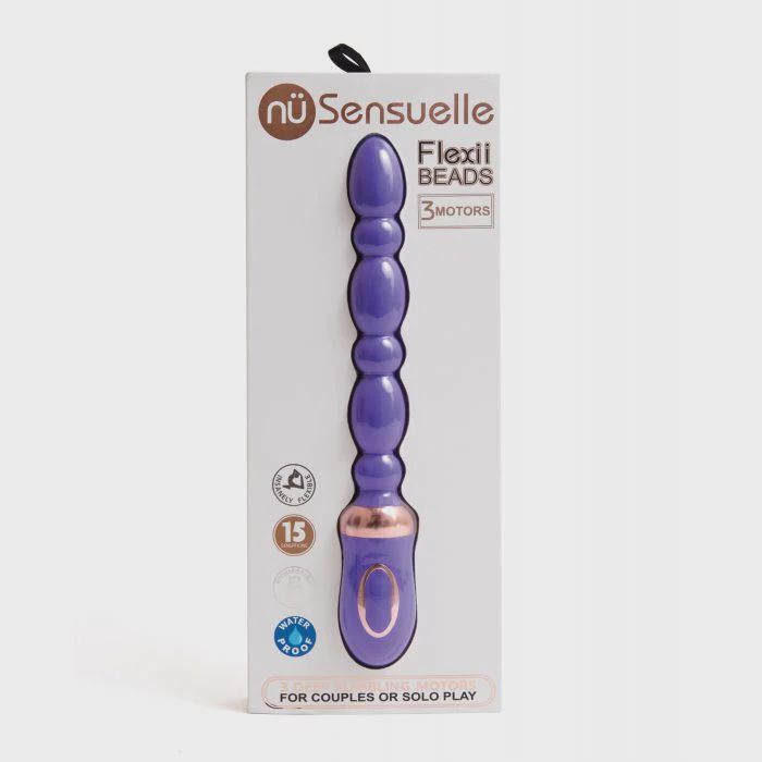 Nu Sensuelle Flexii Beads Silicone Rechargeable Probe