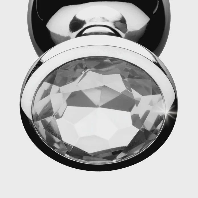 Clear Gem Anal Plug