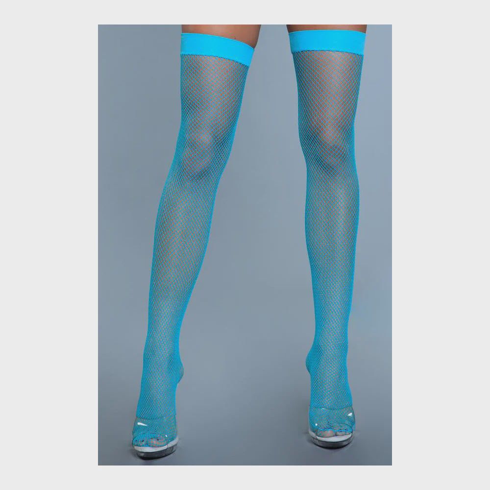 Nylon Fishnet Thigh Highs