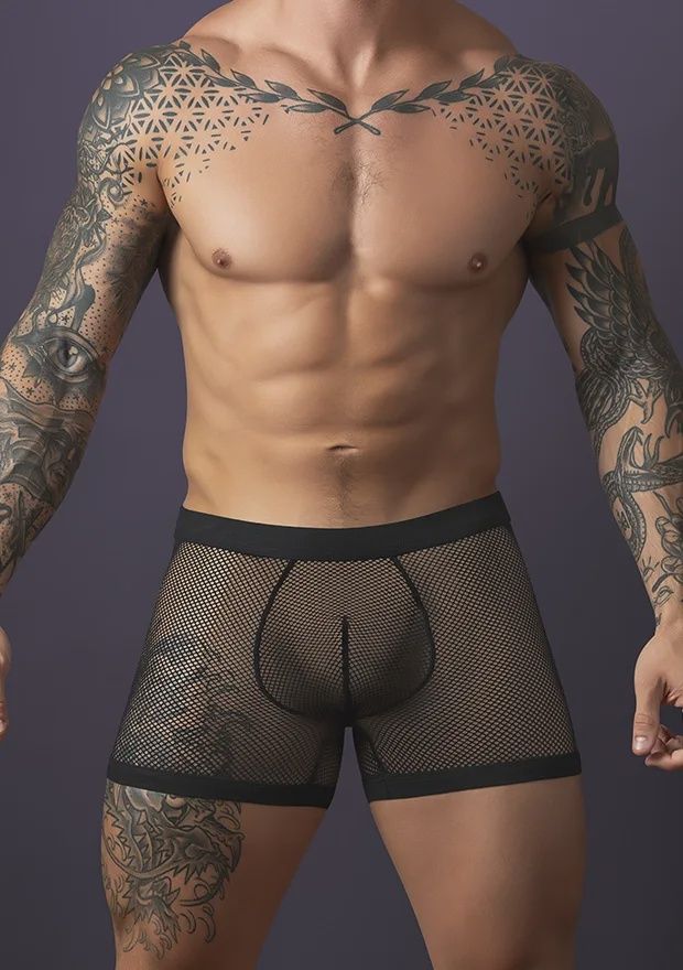 Fishnet 2.0 Pouch Short, Color: black, Size: small
