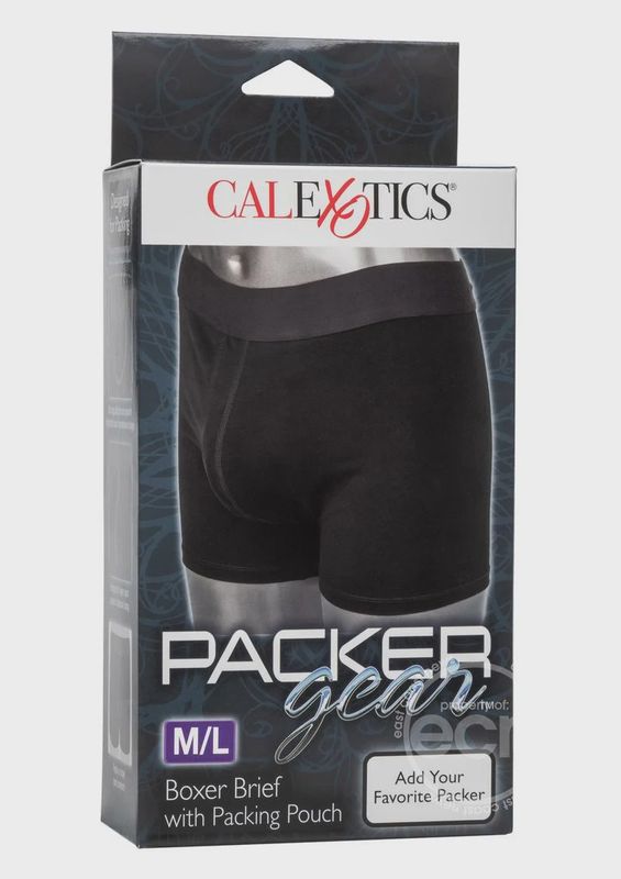 Packer Gear Boxer Brief With Pouch Black