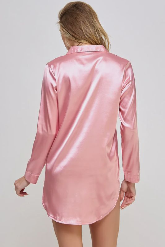 Kimberly Satin Sleepshirt