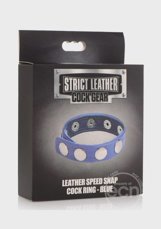 Cock Gear Leather Speed Snap Cock Ring
