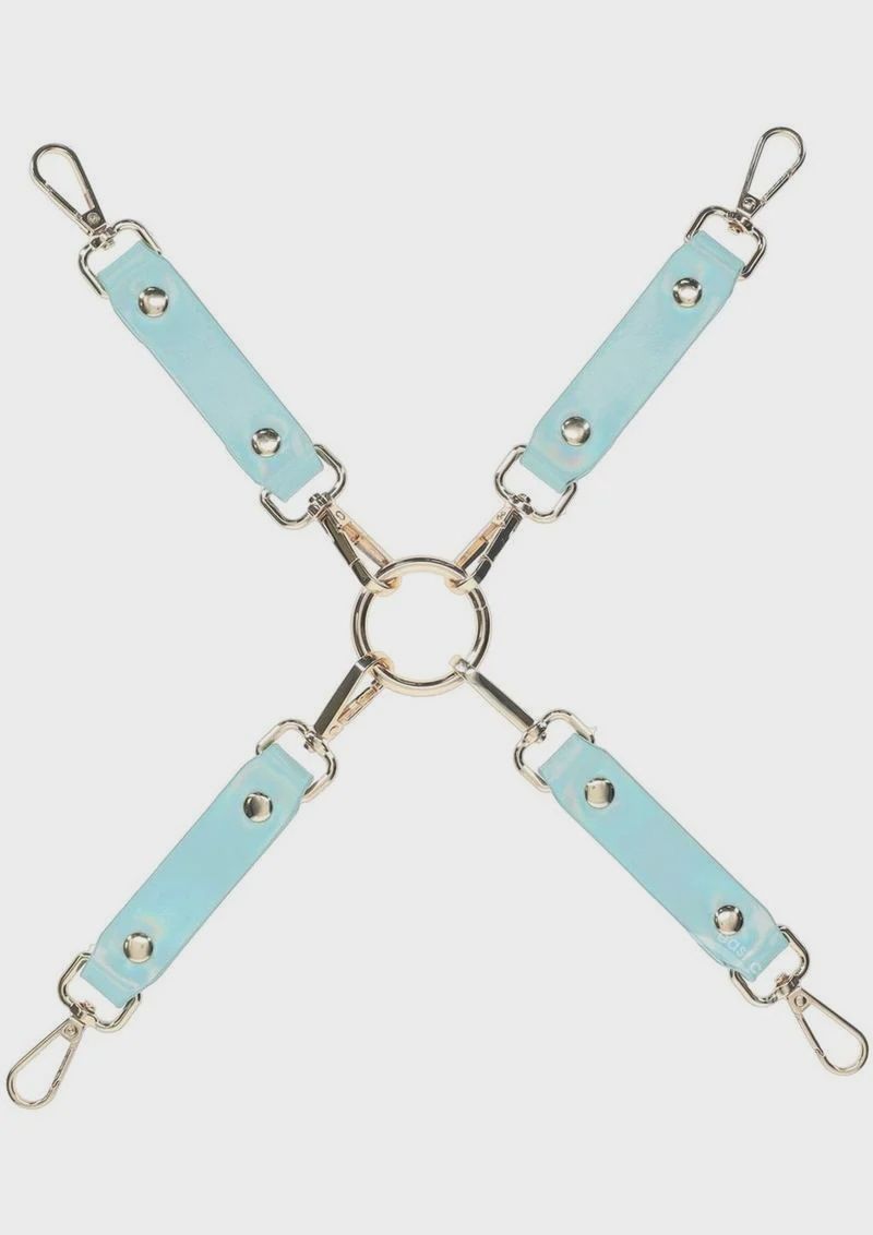 Ouch! Paris Collection Hogtie Connectors, Color: Blue