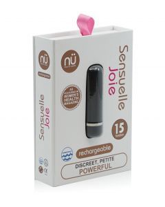 Nu Sensuelle Joie Bullet 15 Function - Black, Color: Black
