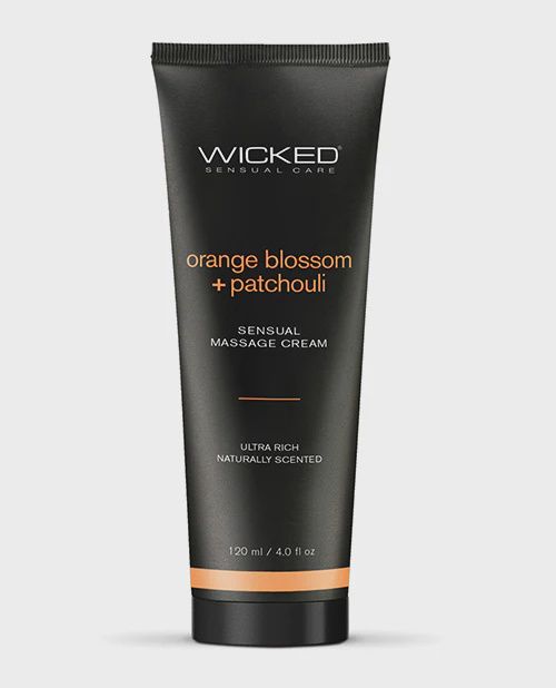 Wicked Sensual Care Massage Cream - 4 oz, Style: orange blossom + patchouli