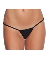 DISC- Low Rise Lycra G-String, Color: Black, Size: XL