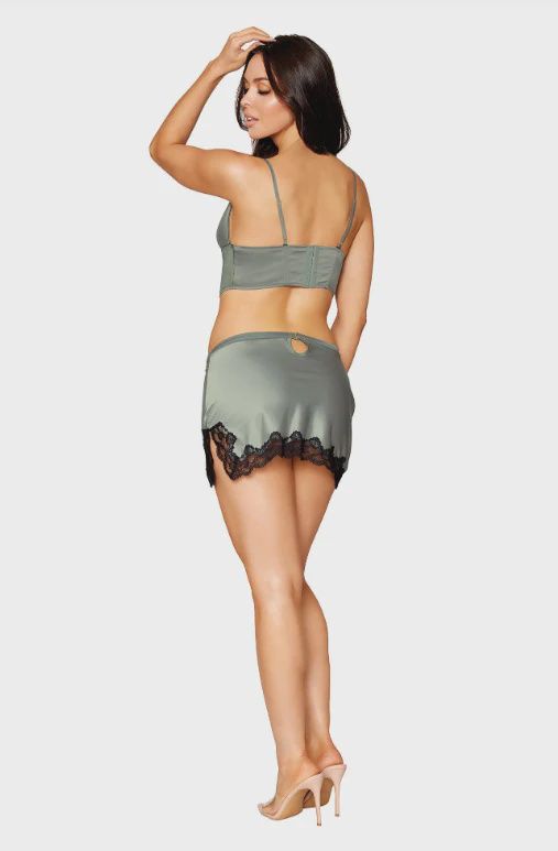 Bustier &amp; Skirt - Sage