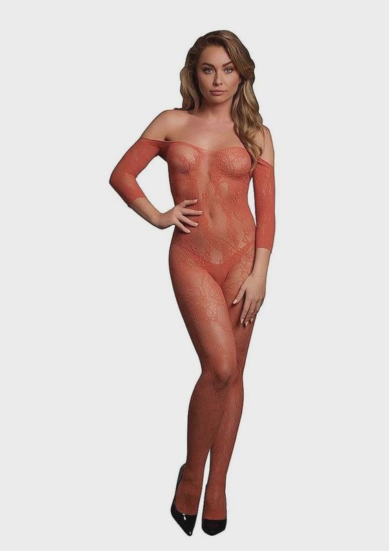 Le Desir Lace Long Sleeved Bodystocking