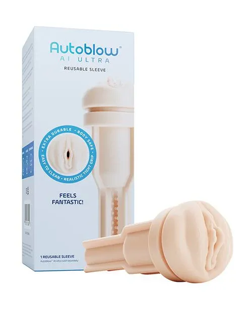Autoblow AI Ultra Vagina Sleeve, Skin Tone: Beige