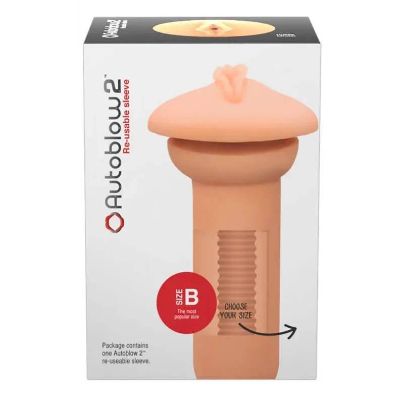 AUTOBLOW - 2 PLUS XT VAGINA SLEEVE