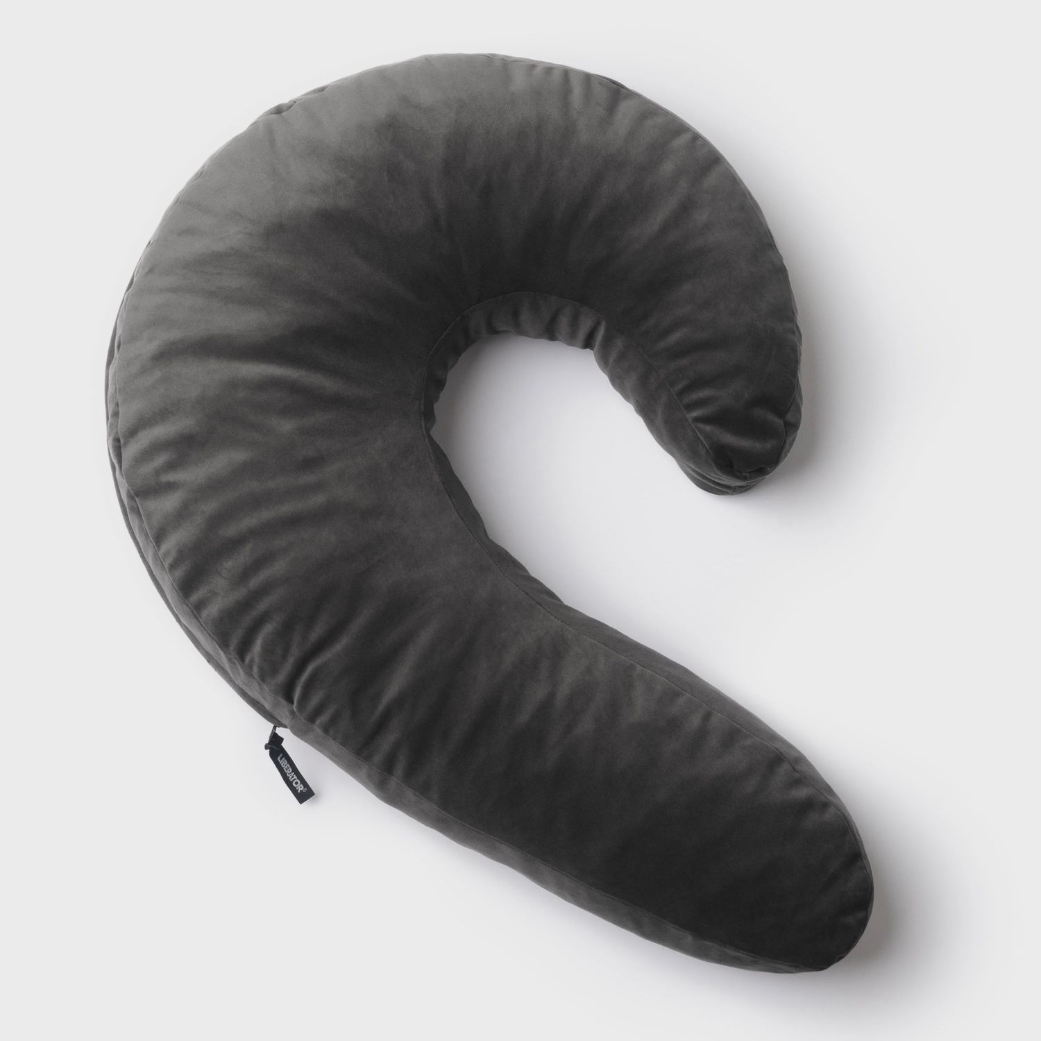 Lune Side Snuggler Pillow, Color: Black