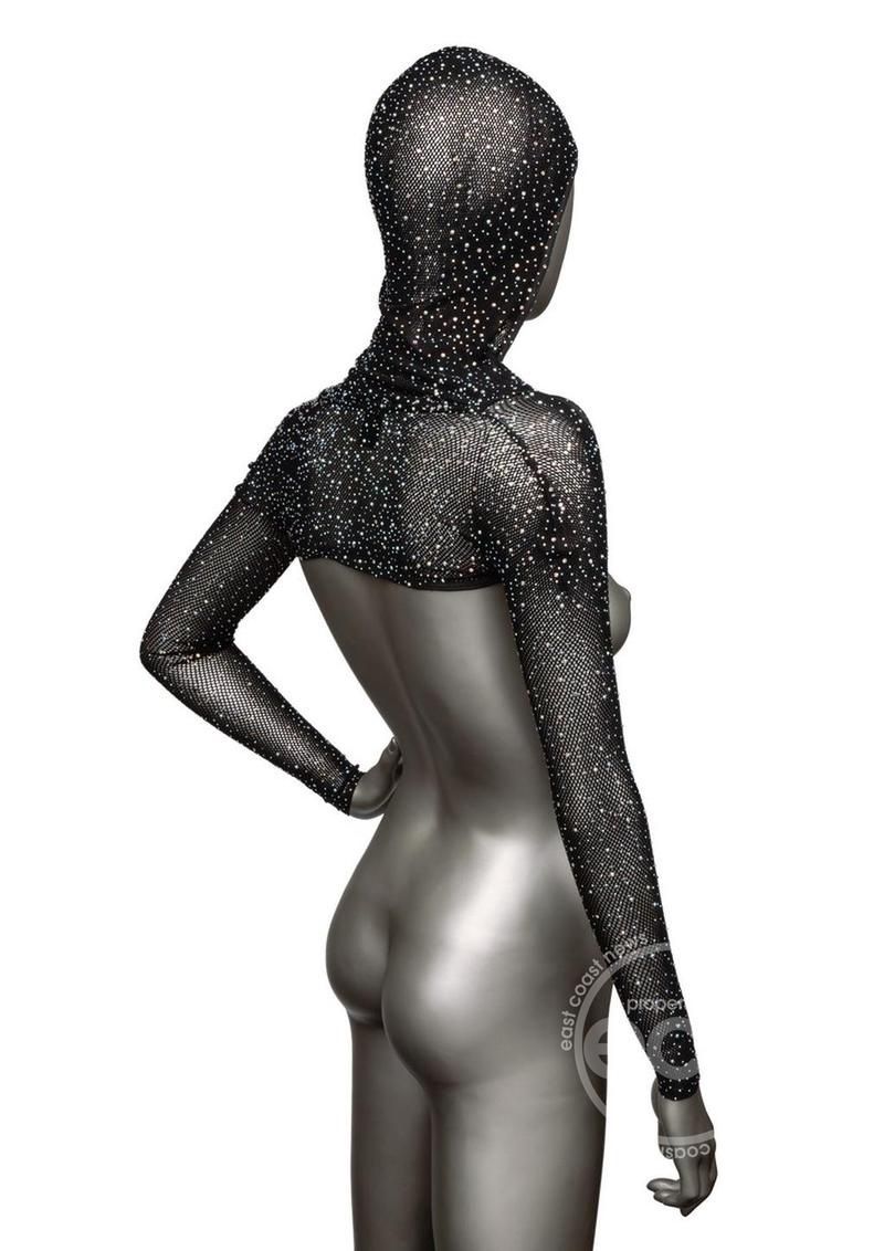 Radiance Hooded Shoulder Shrug - Black