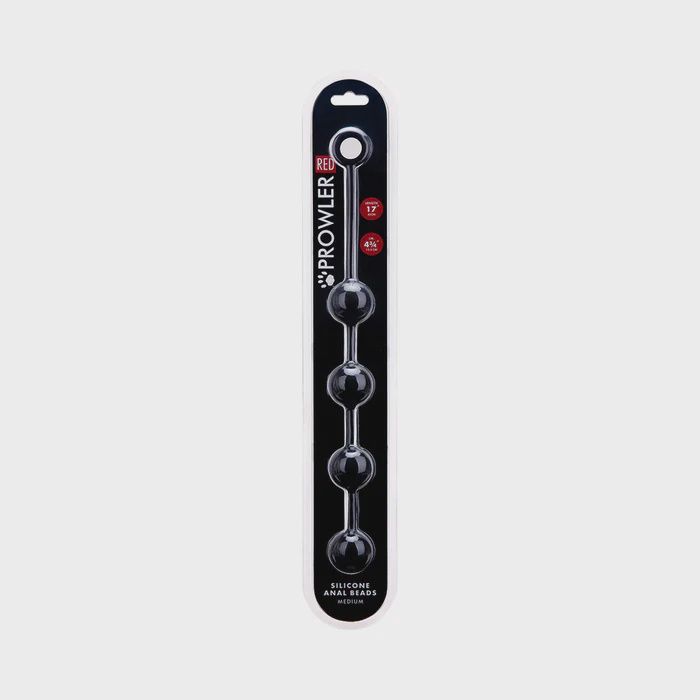 Prowler RED Medium Silicone Anal Beads