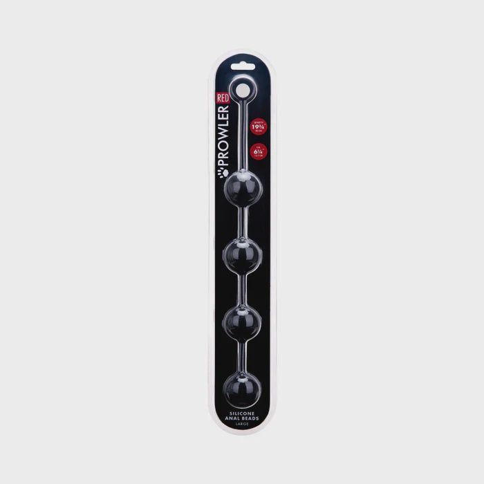Prowler RED Large Silicone Anal Beads