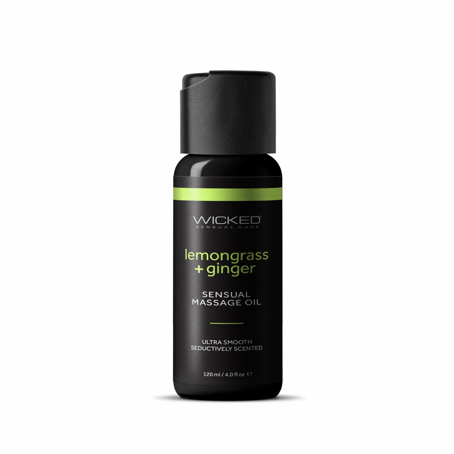 Wicked Lemongrass and Ginger Massage Oil 4 oz.