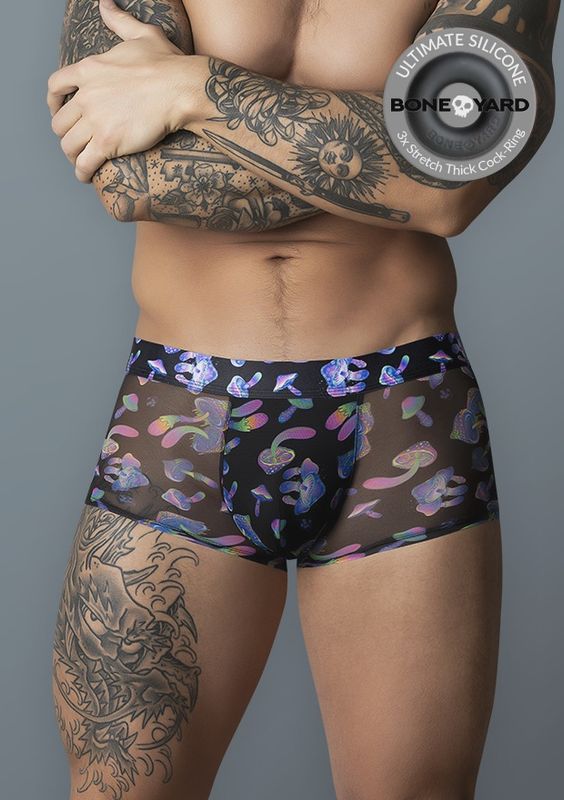 The Ultimate Duo CRC Pouch Short w Black Cock Ring
