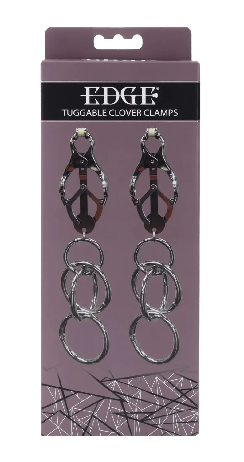 Edge Tuggable Clover Clamps - Silver