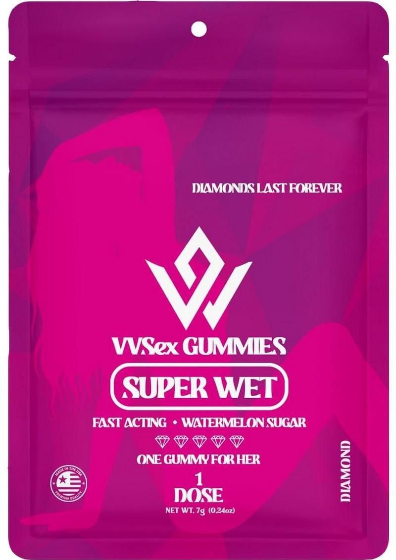 VVSEX Gummies Super Wet for Her 60ct - Watermelon