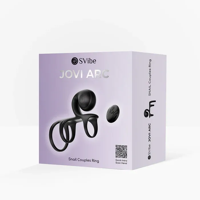 SVibe Snail JOVI Arc Couples Ring Noir Haze