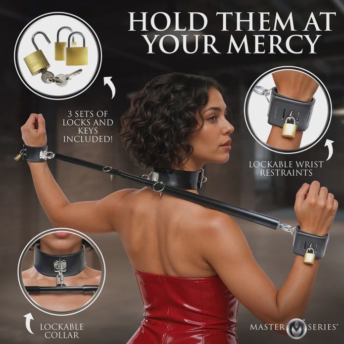 Dominion Bar Spreader Bar with Collar &amp; Restraints