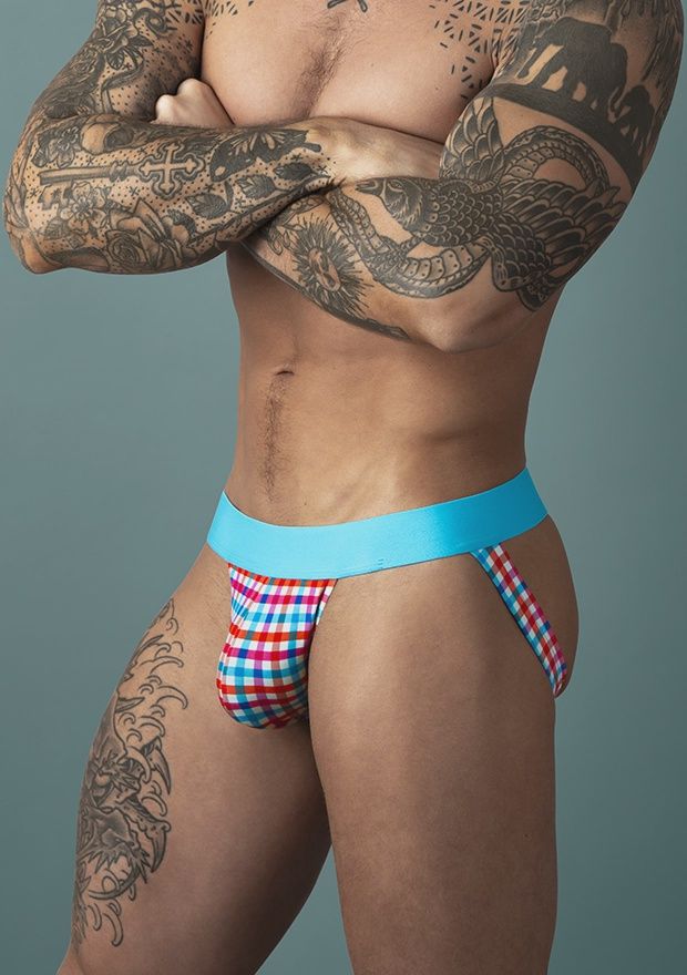 So Comfy Gingham Jock