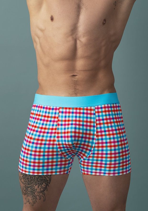 So Comfy Gingham Boxer Brief