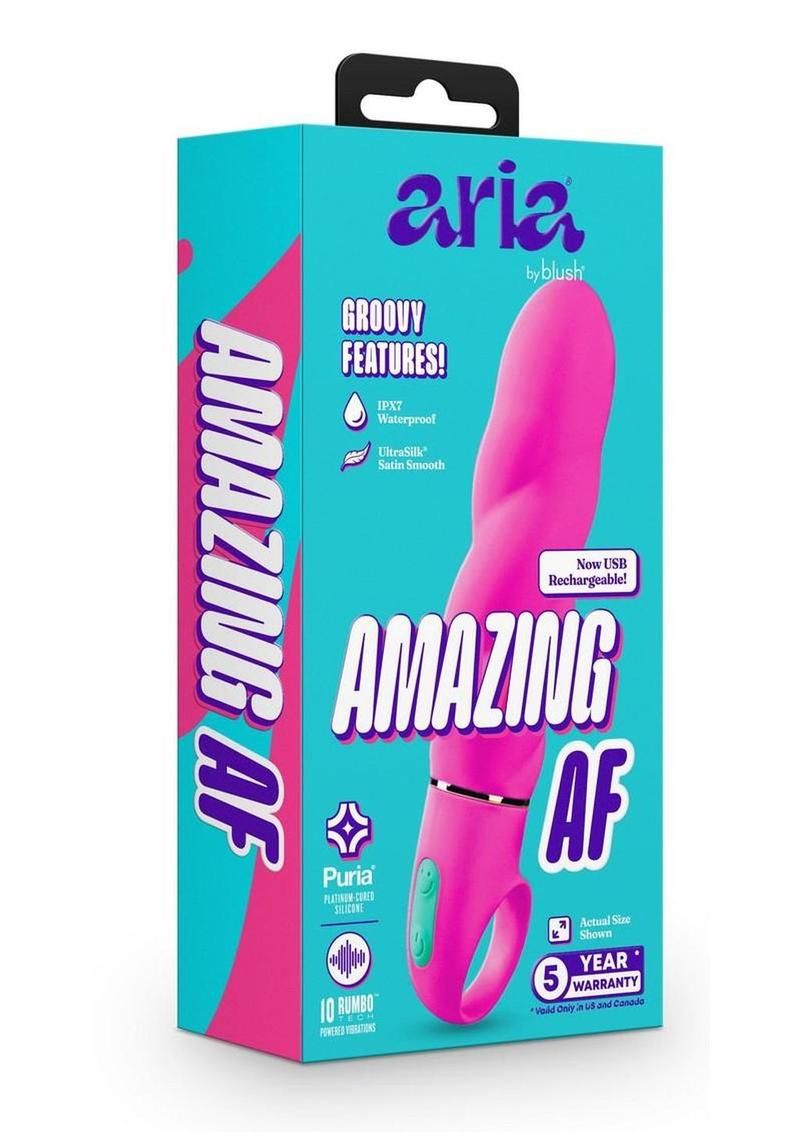 Aria Amazing AF Rechargeable Silicone Vibrator