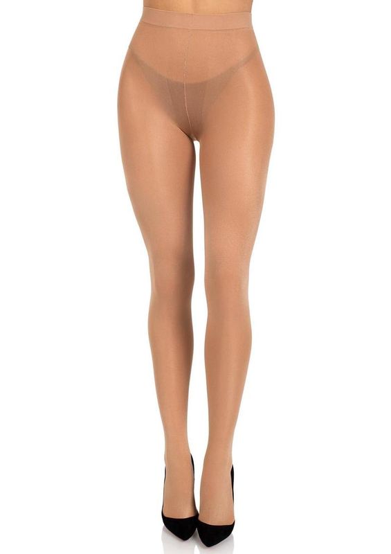 Leg Avenue Opaque Sheer To Waist Tights With Cotton Crotch