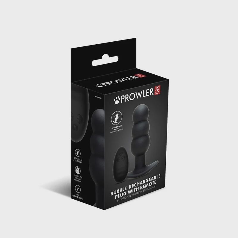 Prowler RED Bubble Rechargeable Plug with Remote