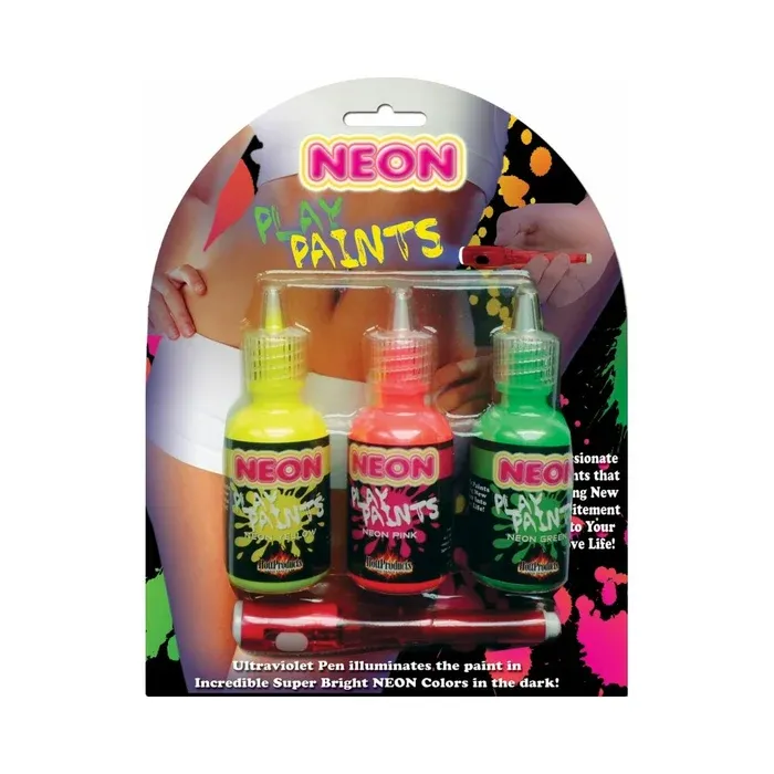 Neon Body Paints 3pk