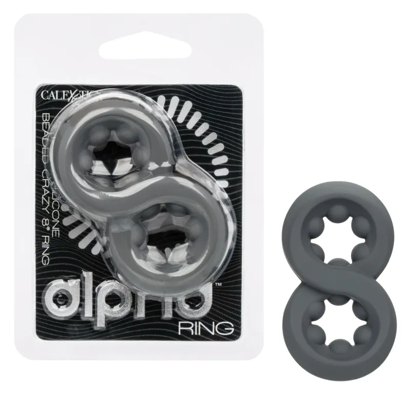 Alpha™ Liquid Silicone Beaded Crazy 8® Ring