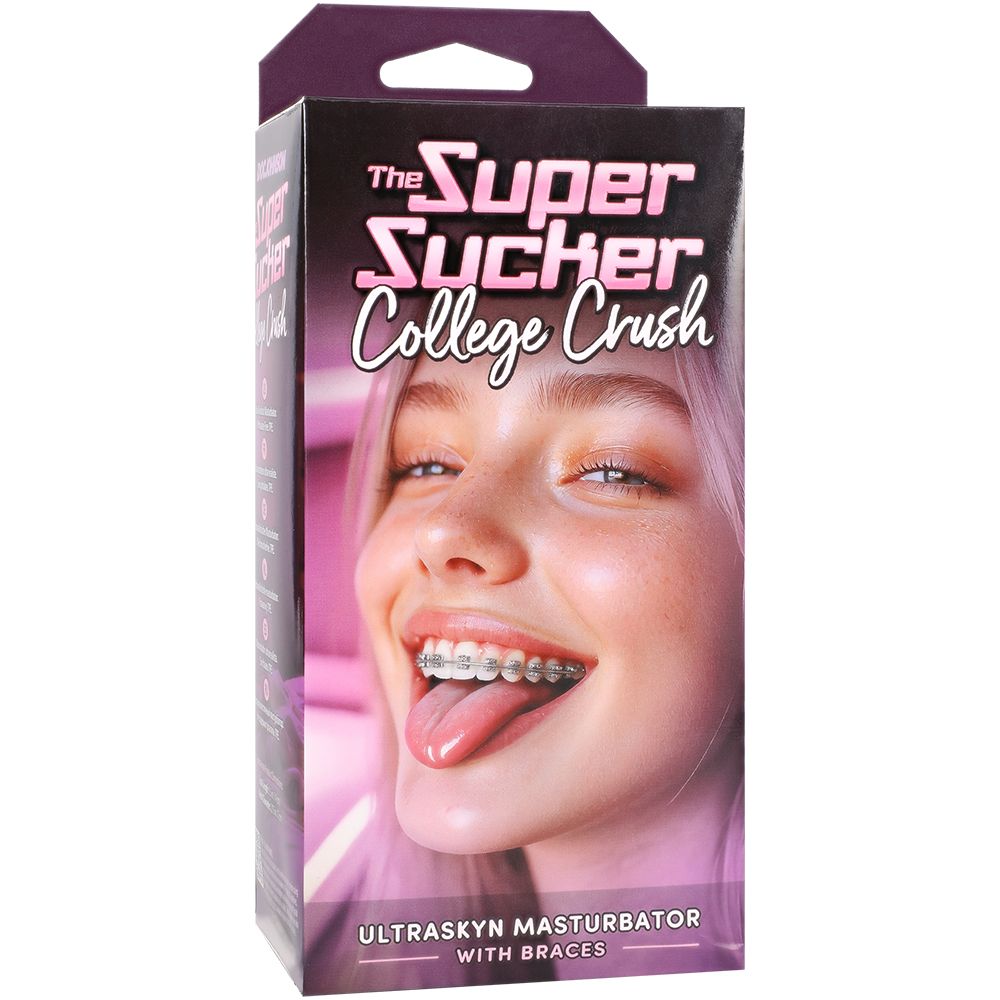 The Super Sucker College Crush Ultraskyn Masturbator With Braces Vanilla