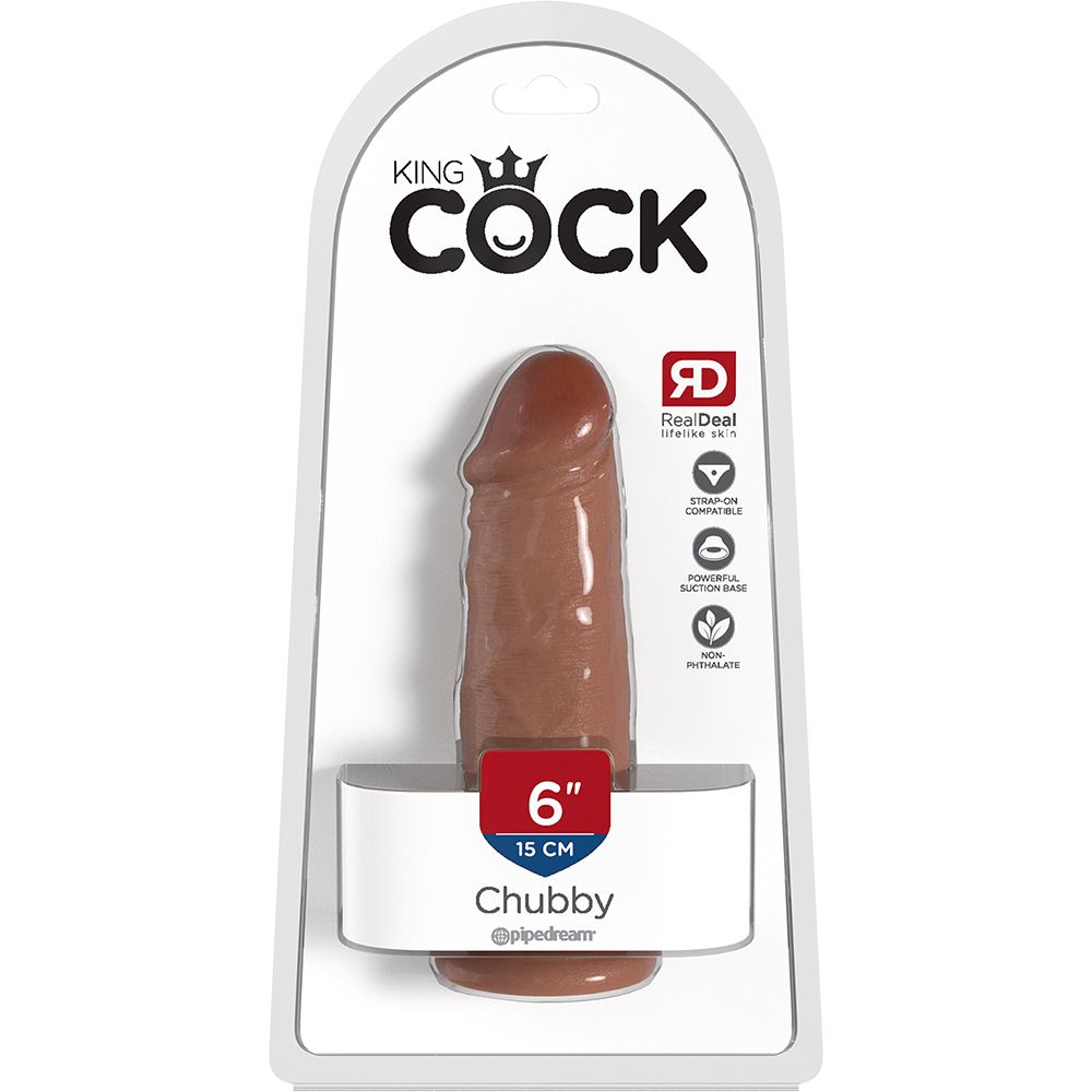 King Cock 6" Chub, Size: Tan