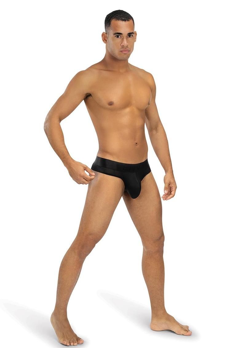 ENVY MIDNIGHT ATHLETICS THONG BLACK