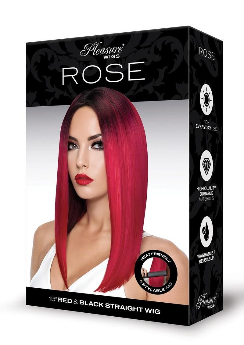 ROSE PREMIUM STYLABLE WIG RED