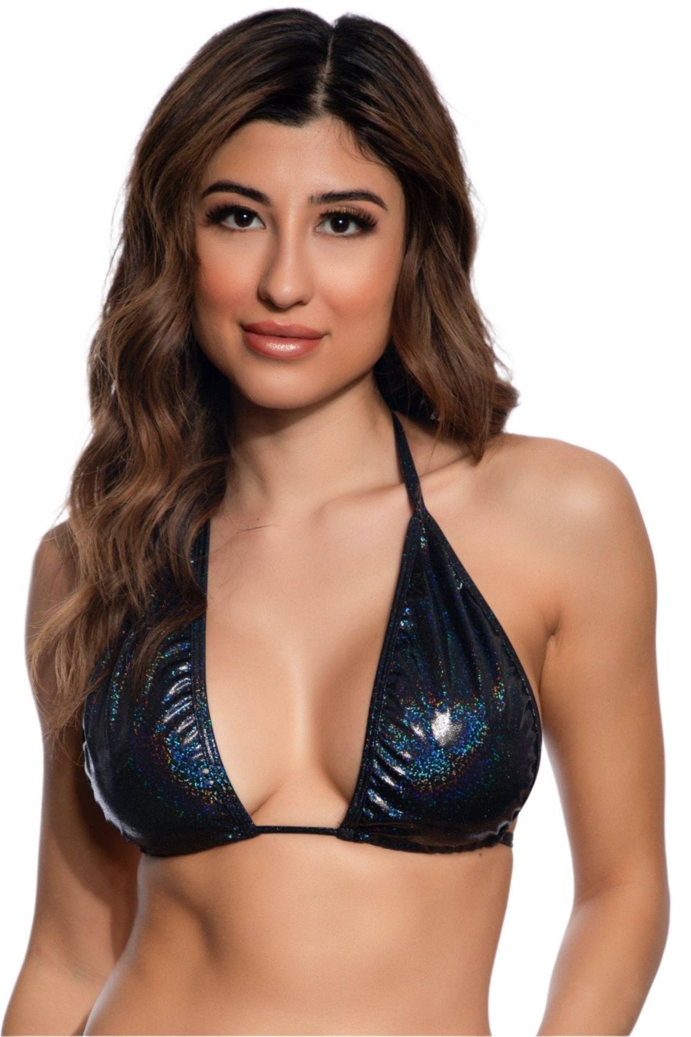 Twinkle Blossom Bikini Tri-Top Rave Festival Dancewear