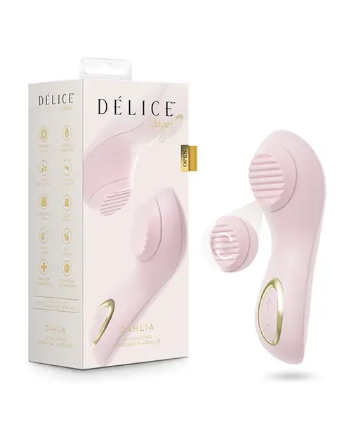 Blush Dahlia Rotating Stimulating Personal Massager - Pink