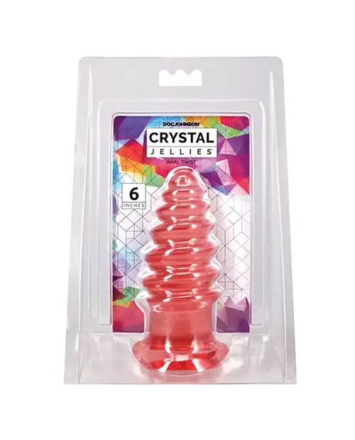 Crystal Jellies Anal Twist, Size: 6"