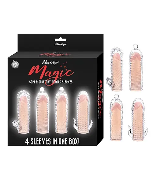 Magic Soft &amp; Stretchy Tickler Sleeves - Clear