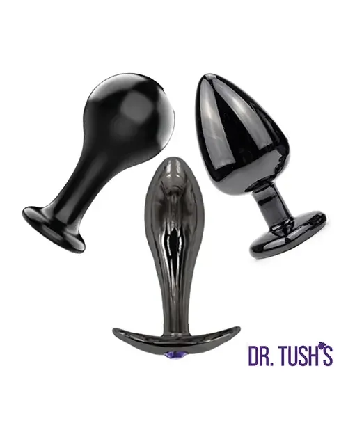 Dr. Tush's Bad Decisions Collection Anal Plug Set - Metal