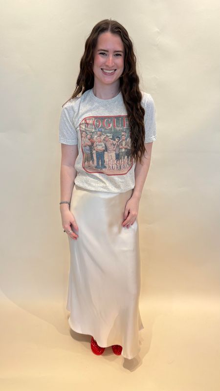 SATIN MAXI SKIRT