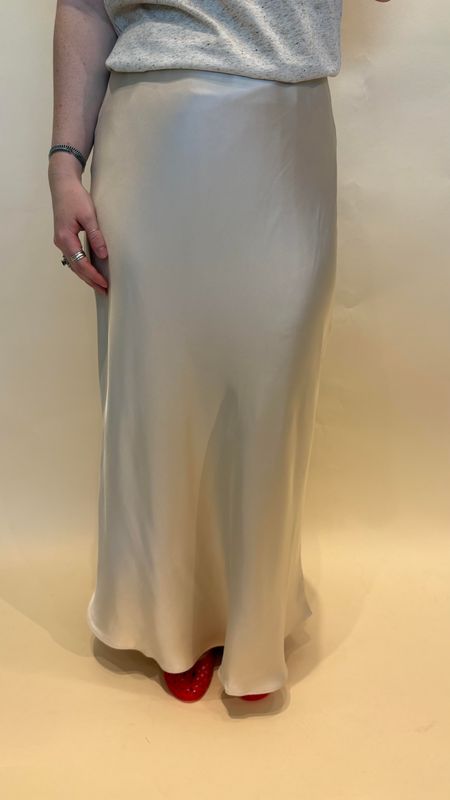 SATIN MAXI SKIRT