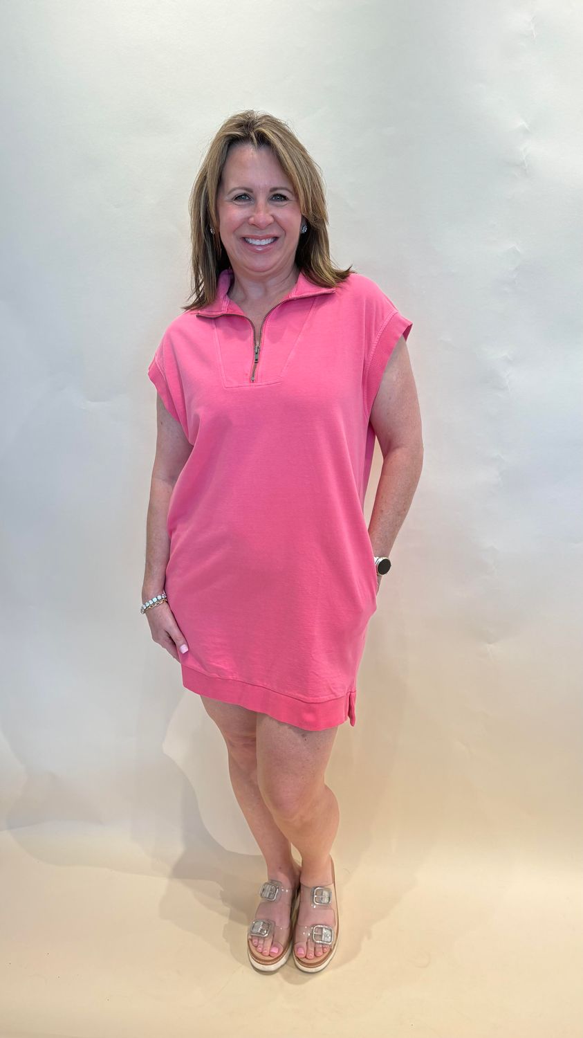 ZIPPER FRONT TSHIRT DR