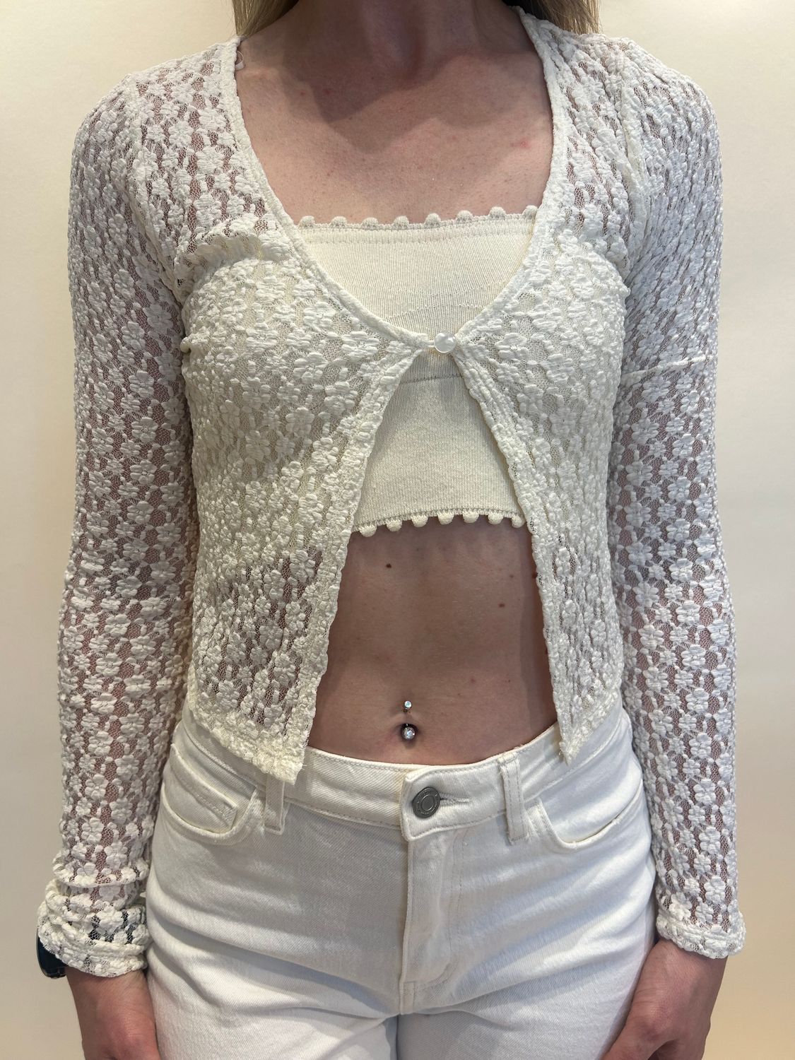 LACE CARDIGAN
