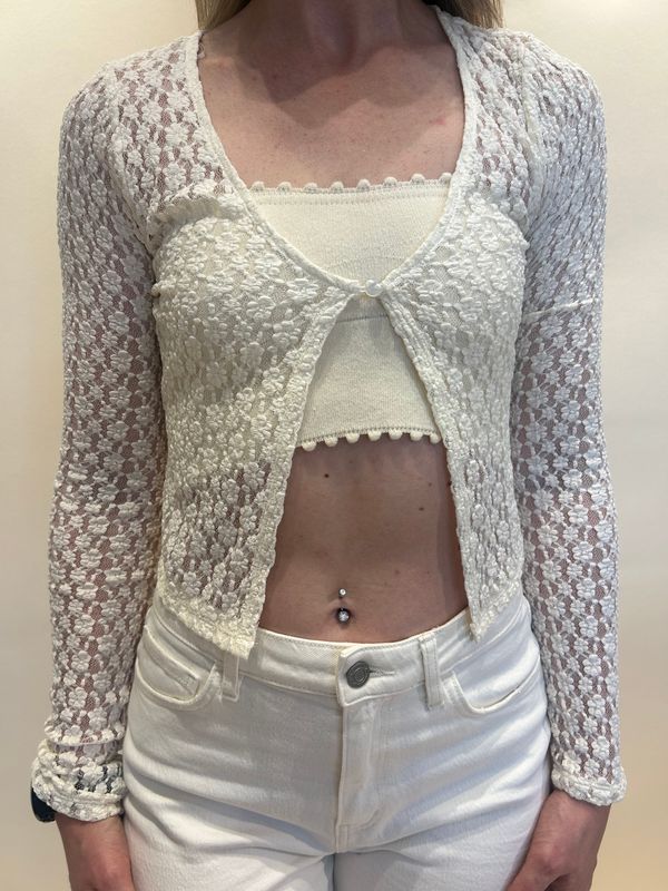 LACE CARDIGAN