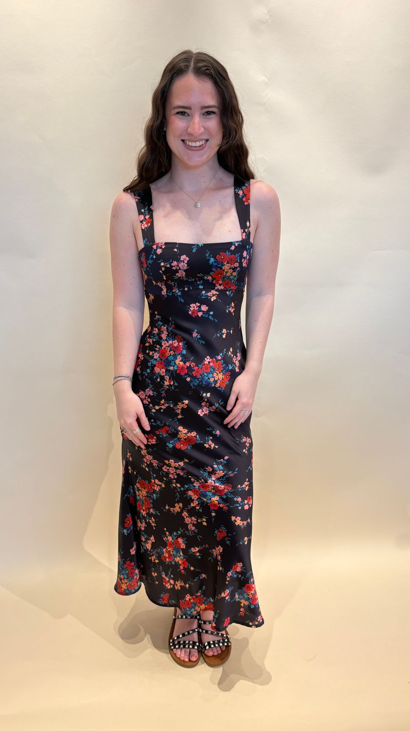 FLORAL MAXI  SLIP DR