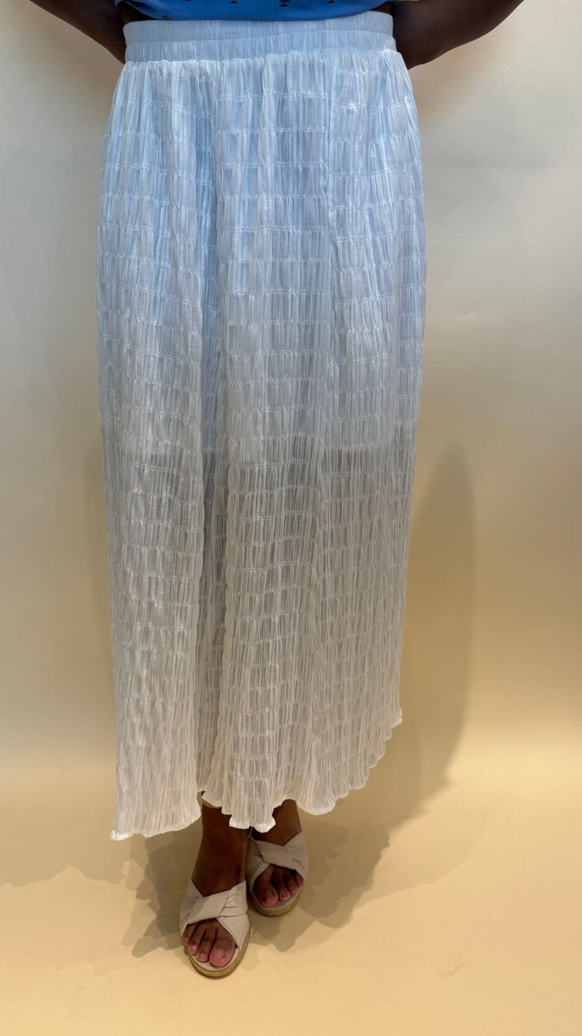 SHIRRED ELASTIC WAIST