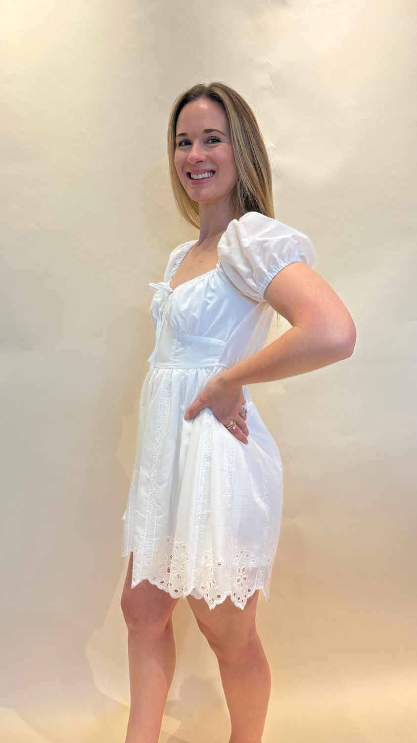 EMBROIDERED PUFF SLV